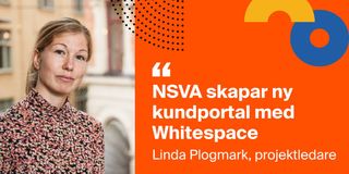 NSVA skapar ny kundportal med Whitespace
