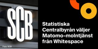 Statistiska Centralbyrån väljer Matomo-molntjänst från Whitespace