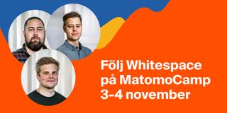 Följ Whitespace på MatomoCamp 3-4 november